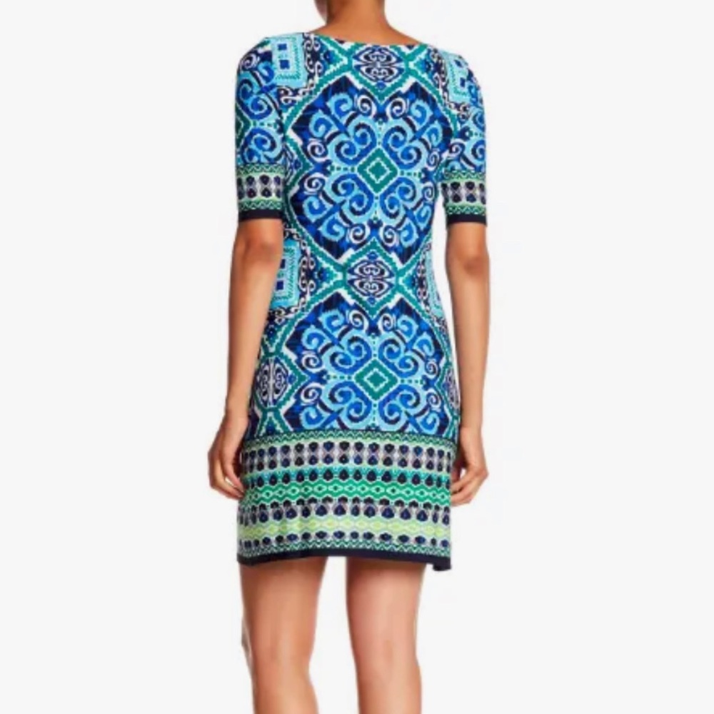 Eliza J Printed Shift Dress